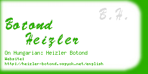 botond heizler business card